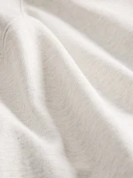 French Terry Cropped V-Neck Sweatshirt