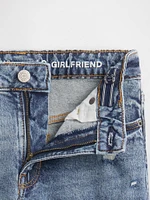 Kids Mid Rise Girlfriend Jeans