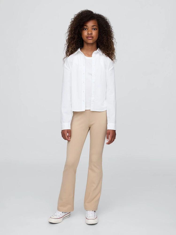 Kids Uniform Ponte Easy Flare Pants