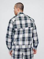 Gap × Malbon Linen-Cotton Bomber Jacket