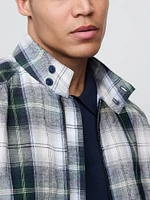 Gap × Malbon Linen-Cotton Bomber Jacket