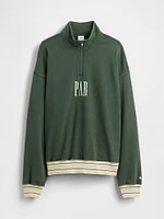 Gap × Malbon Heavyweight Logo Quarter-Zip Pullover