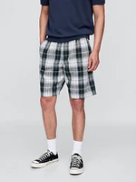 Gap × Malbon 9.5" Pleated Baggy Shorts