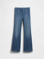Kids High Rise Crossover Flare Jeans