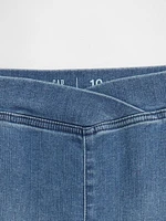 Kids High Rise Crossover Flare Jeans