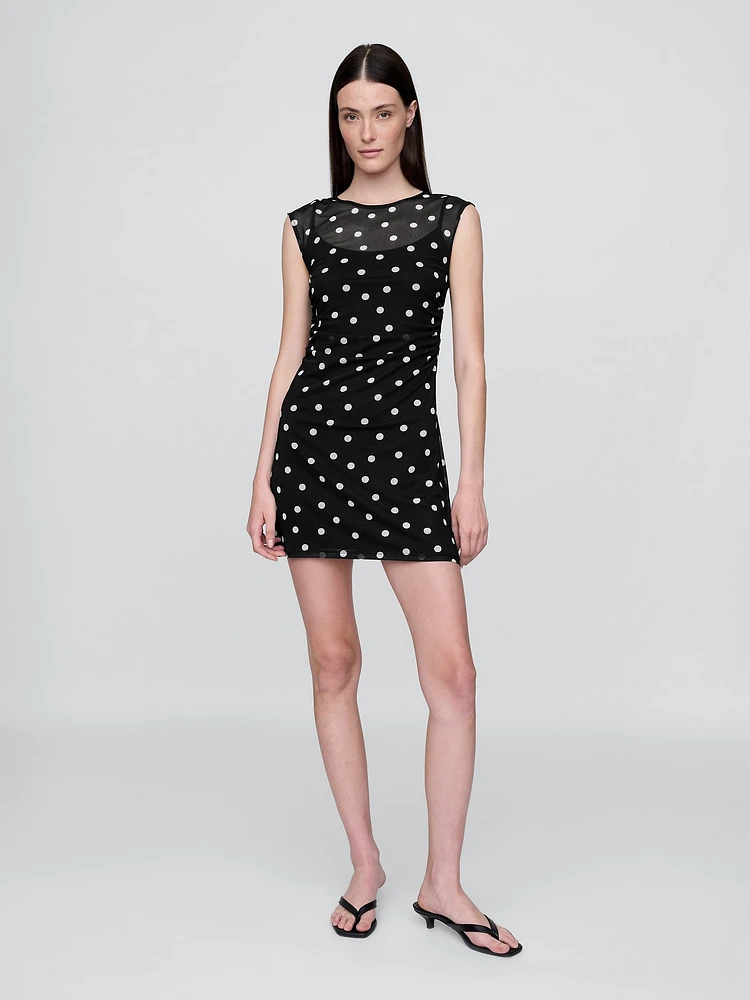 Mesh Mini Dress