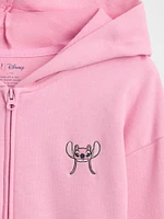 Lilo & Stitch Kids French Terry Cropped Zip Hoodie