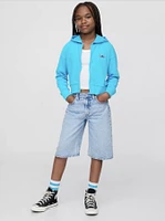 Lilo & Stitch Kids French Terry Cropped Zip Hoodie