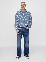 Lilo & Stitch Adult Heavyweight French Terry Graphic Hoodie