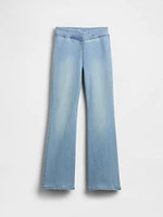 Kids High Rise Crossover Flare Jeans