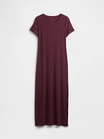 Modern Rib Maxi T-Shirt Dress