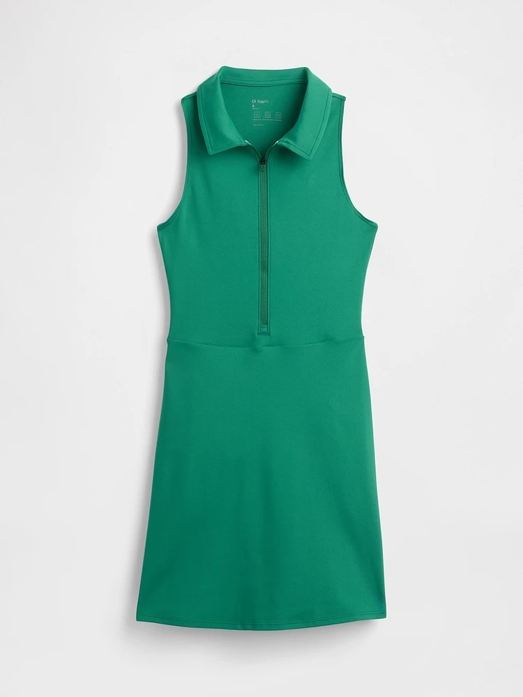 GapFit Power Zip Polo Dress