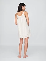 Eyelet Hem PJ Dress
