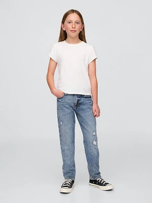 Kids Mid Rise Girlfriend Jeans