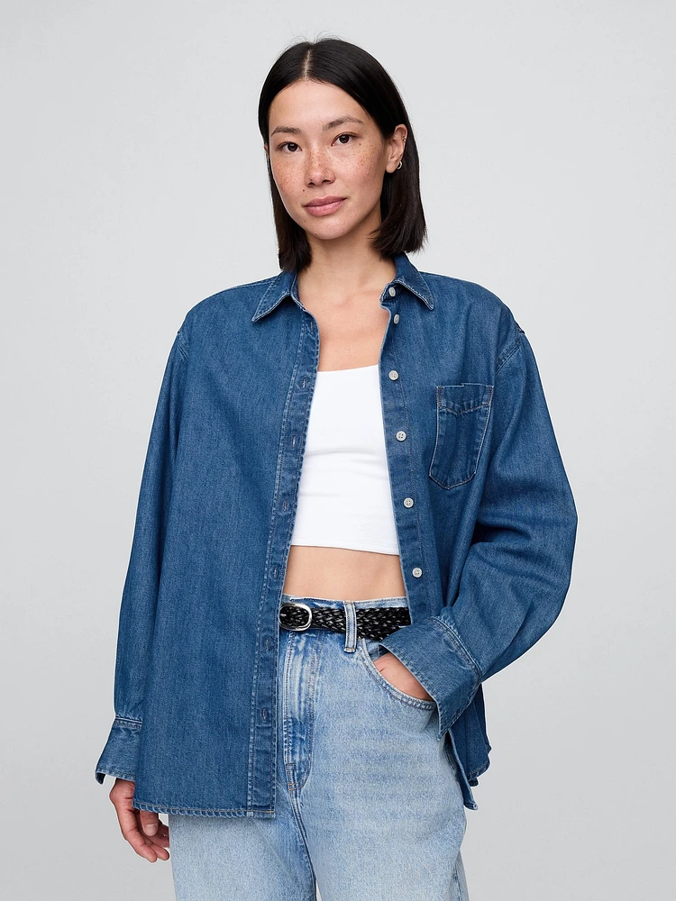 UltraSoft Denim Big Shirt