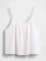Linen-Blend PJ Cami