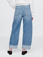High Rise Barrel Jeans