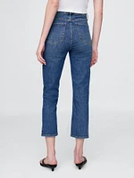 High Rise Capri Jeans