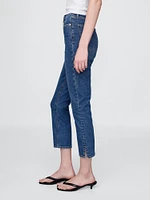 High Rise Capri Jeans