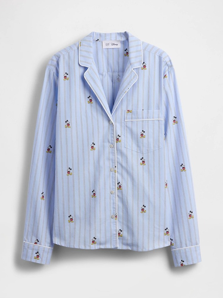 Gap × Disney Adult Poplin PJ Shirt