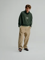 Gap × Malbon Heavyweight Logo Quarter-Zip Pullover