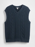 Gap × Malbon Cable-Knit Sweater Vest