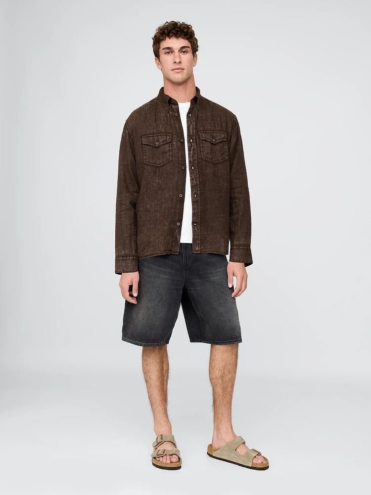 100% Linen Classic Shirt