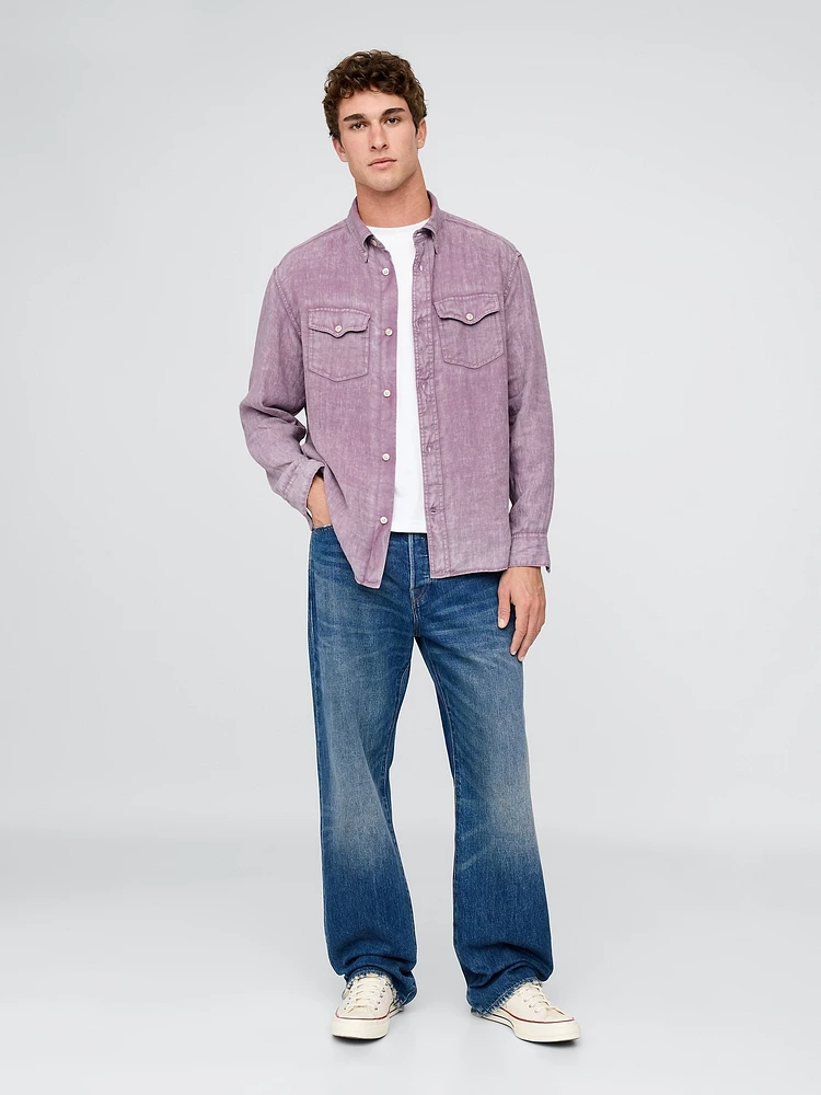 100% Linen Classic Shirt