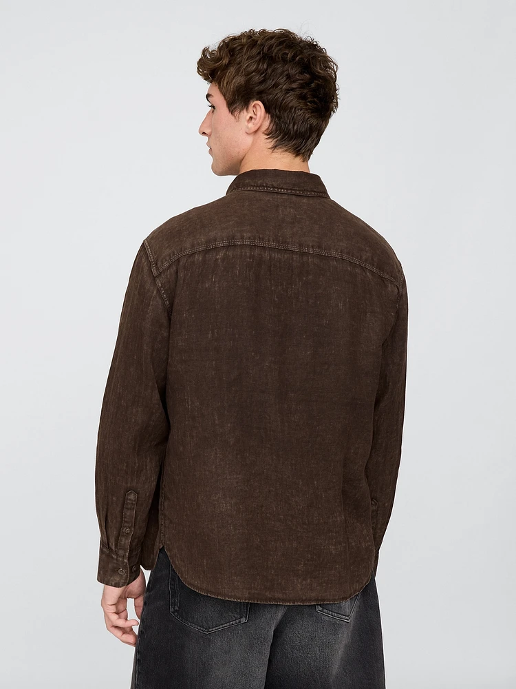 100% Linen Classic Shirt