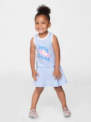 Lilo & Stitch Baby Toddler Organic Cotton Skort Set