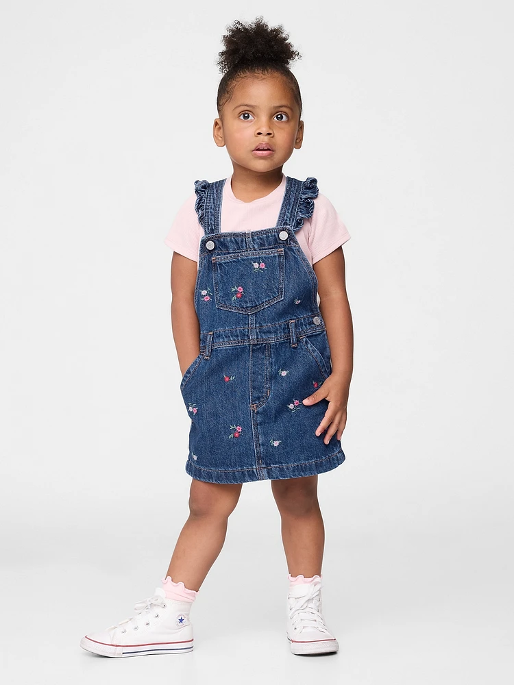 Baby & Toddler Denim Ruffle Skirtall