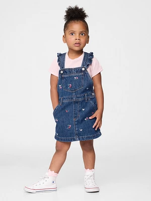 Baby & Toddler Denim Ruffle Skirtall