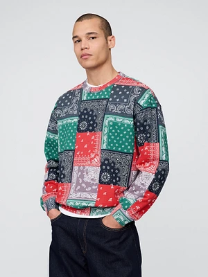 Heavyweight Oversized Bandana Sweatshirt