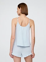 Linen-Blend PJ Cami