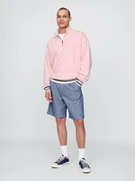 Gap × Malbon Heavyweight Logo Quarter-Zip Pullover