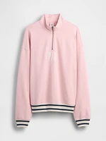 Gap × Malbon Heavyweight Logo Quarter-Zip Pullover