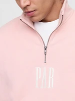 Gap × Malbon Heavyweight Logo Quarter-Zip Pullover