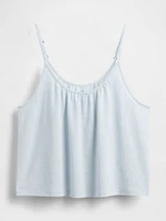 Linen-Blend PJ Cami
