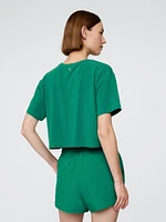 GapFit Breathe V-Neck Crop T-Shirt