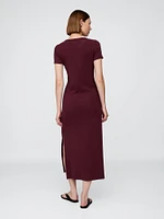 Modern Rib Maxi T-Shirt Dress