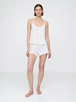 Linen-Blend PJ Cami