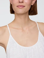 Linen-Blend PJ Cami