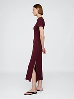 Modern Rib Maxi T-Shirt Dress