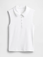 Modern Polo Crop Tank Top