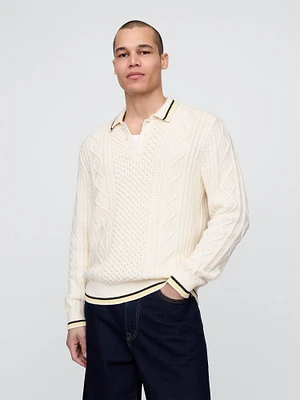 Gap × Malbon Cable-Knit Sweater
