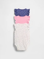 Baby First Favorites Organic Cotton Bodysuit (3-Pack
