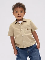 Baby & Toddler Organic Cotton Poplin Cabana Shirt