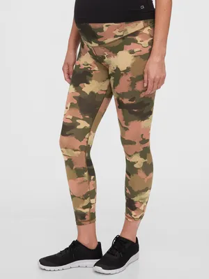 Maternity GapFit Full Panel 7/8 Leggings Eclipse