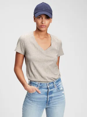 Organic Cotton VintageSoft V-Neck T-Shirt