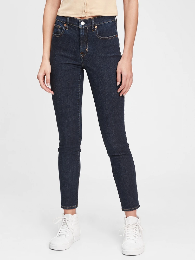 Mid Rise True Skinny Jeans